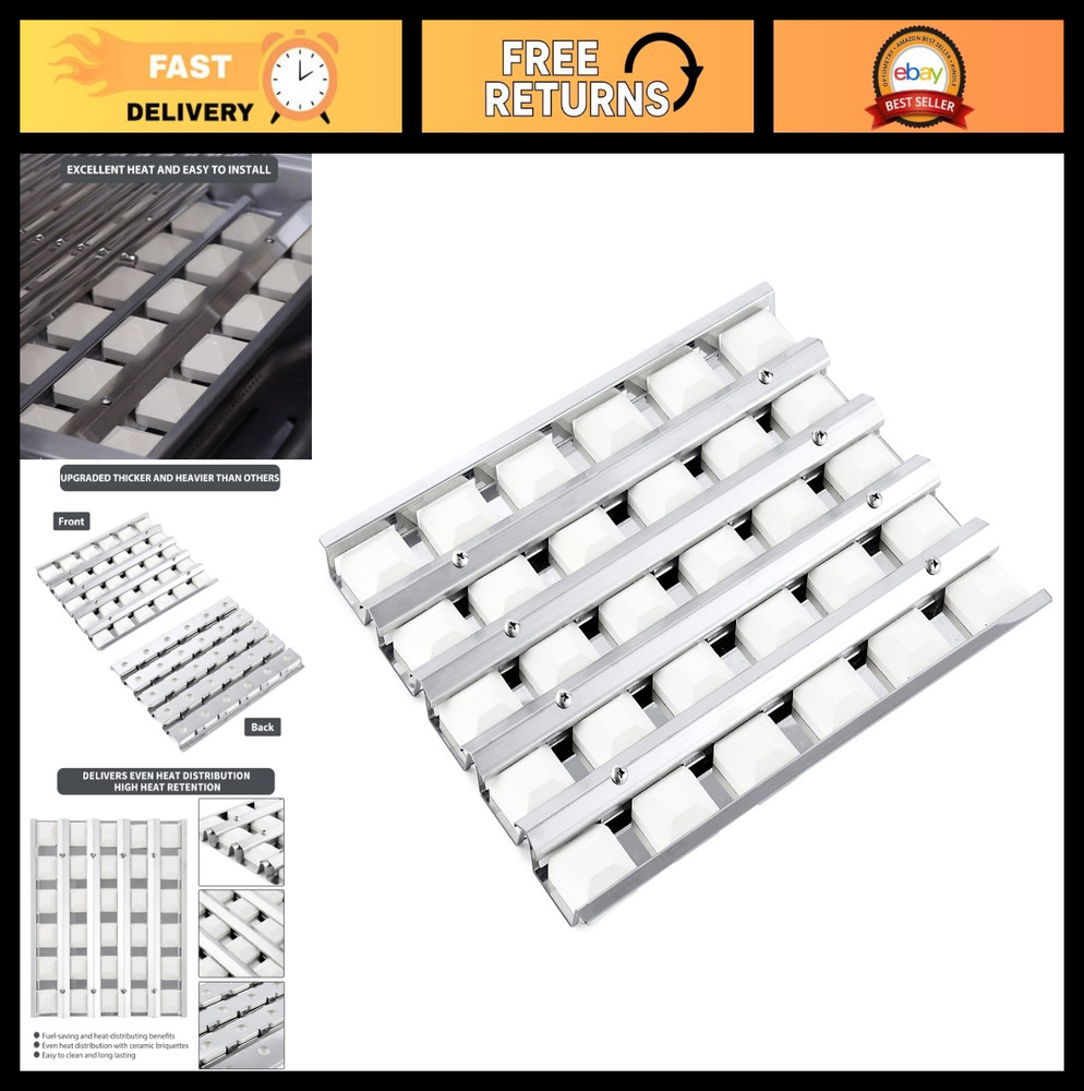 Briquette Tray Replacement for Alfresco Grill Parts – Heat Trays, Ceramic Brique