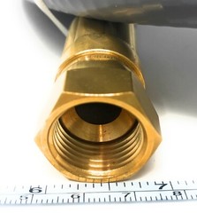 1/2″ QDD+NG Gas Hose 12′ Long Quick Disconnect Low Pressure Natural and Propane