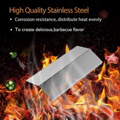 820-0033 Heat Shield Plates Replacement 2pcs Nexgrill heat tents, Stain Steel