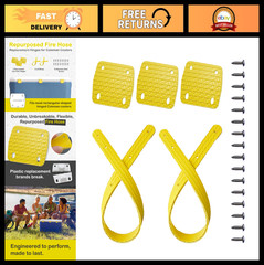 Unbreakable Cooler Hinge Replacement Kit – USA Made, Durable Fire Hose Material