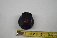 LOT (5) CharBroil Gas Grill Knob Set Genuine OEM Black Red Plastic WORKING B133
