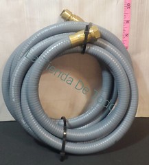 10′ FEET PROPANE NATURAL GAS FLEX HOSE 1/2 INCH FOR RV GRILL