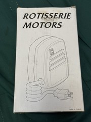 New Weber 199-0 BBQ Grill Rotisserie Drive Motor 120V 9W #94330 Rpm 2.5/2.8