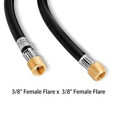 5 Feet Propane Hose Assembly with Both 3/8″ Female Flare for Gas Grill, RV,