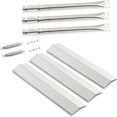 Adjustable Crossover Tube and Heat Shield Set for Oklahoma Joe’s Grill 15202029