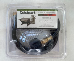 Cuisinart 4 Foot LP Adaptor Hose Part Number QG-012B Retail Packaging