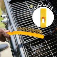 Reliable Steel Wire Brush for Effective Barbecue Stain Removal Set of 3