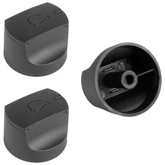 Grill Control Knobs Replacement for Charbroil 3-pack Charbroil, Black