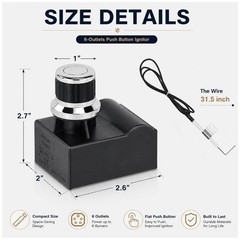 6 Outlet Push Button Igniter for Nexgrill Grills