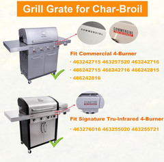 Infrared Emitter Grate and Cooking Grate Grill Replacement Parts for Charbroil –