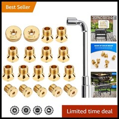 Brass Jet Nozzles Conversion Kit for Propane to Natural Gas – Easy Installation