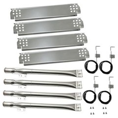 Parts DG262 Grill Burner 14 7/8″, Heat Plates 14.6″ x 4.2″, Igniter Kit fits 5