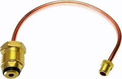 15 Inch Copper Propane Regulator Pigtail POL x 1/4″ NPT Male Pipe Thread