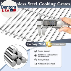 17 Inches Stainless Steel Cooking Grids Grates for Home Depot Nexgrill 720-0830H