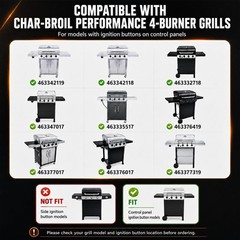 Charbroil Performance 4-Burner Grill Replacement Parts Set