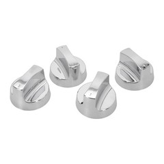 Electroplated Grill Knobs 4 Pack of Replacement Accessories for Gas Grills