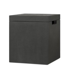 BBQGuys Signature Hickory Bay Propane Tank CoverCarbon