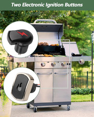 Fit for Charbroil Grill Ignitor Replacement Kit 4-Outlets Electronic Ignition Mo