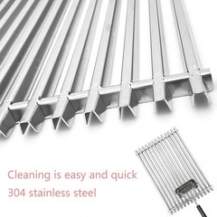 17.25″ Stainless Steel Grid Grates for Weber Spirit E-310 E-320, S-310 S-320