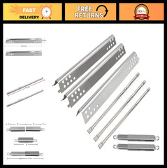 Heat Plate & Burner Replacement for Char Broil Performance 3 Burner Grill Parts