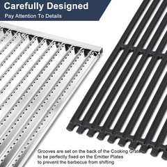 Criditpid Grill Replacement Parts for Charbroil 463242716 463257520 463242715 46