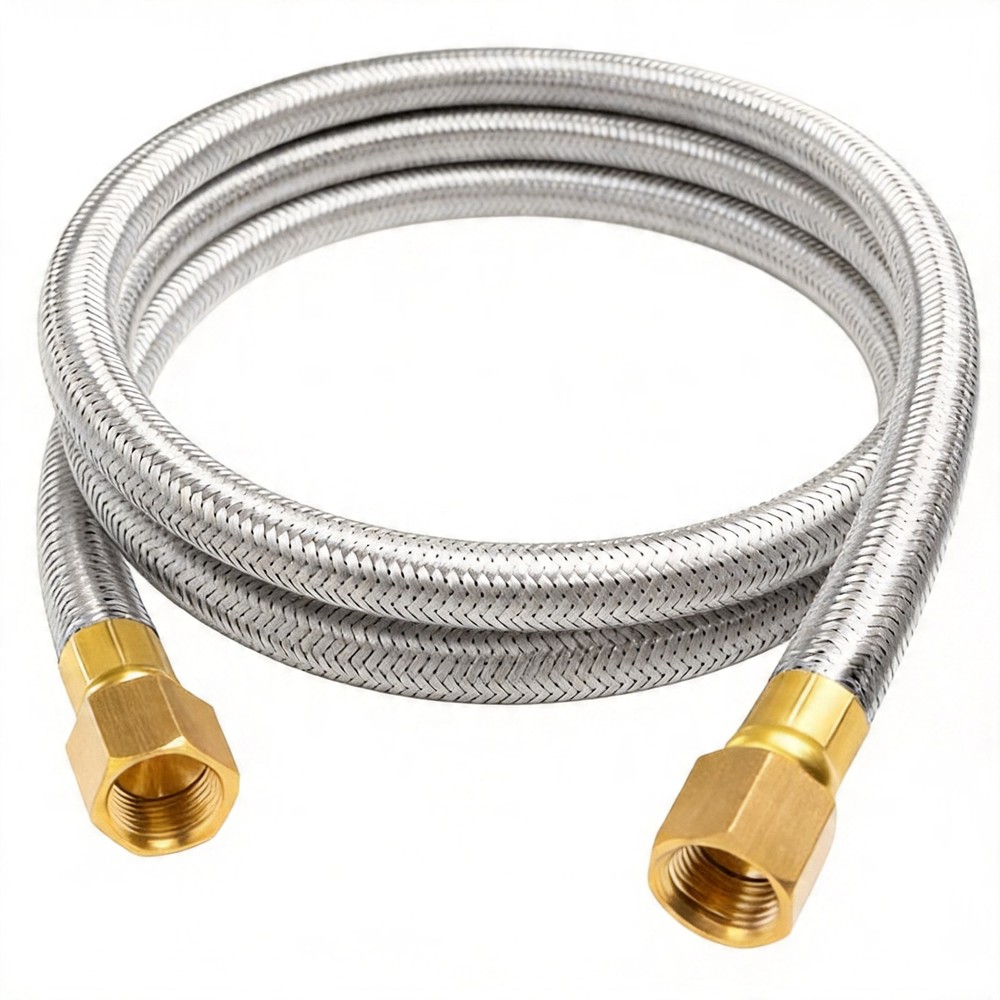 SHINESTAR Style 6FT Propane Extension Hose 3/8″ Flare BBQ Gas Connector
