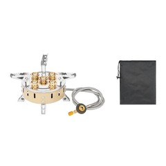 Lightweight Foldable Camping Stove 12500W Compatible with Cookware 9cm-50cm