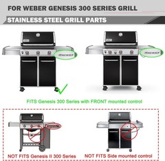 Genesis E-330 Grill Replacement Parts 4 Burners for Weber Genesis S-330 E-310 EP