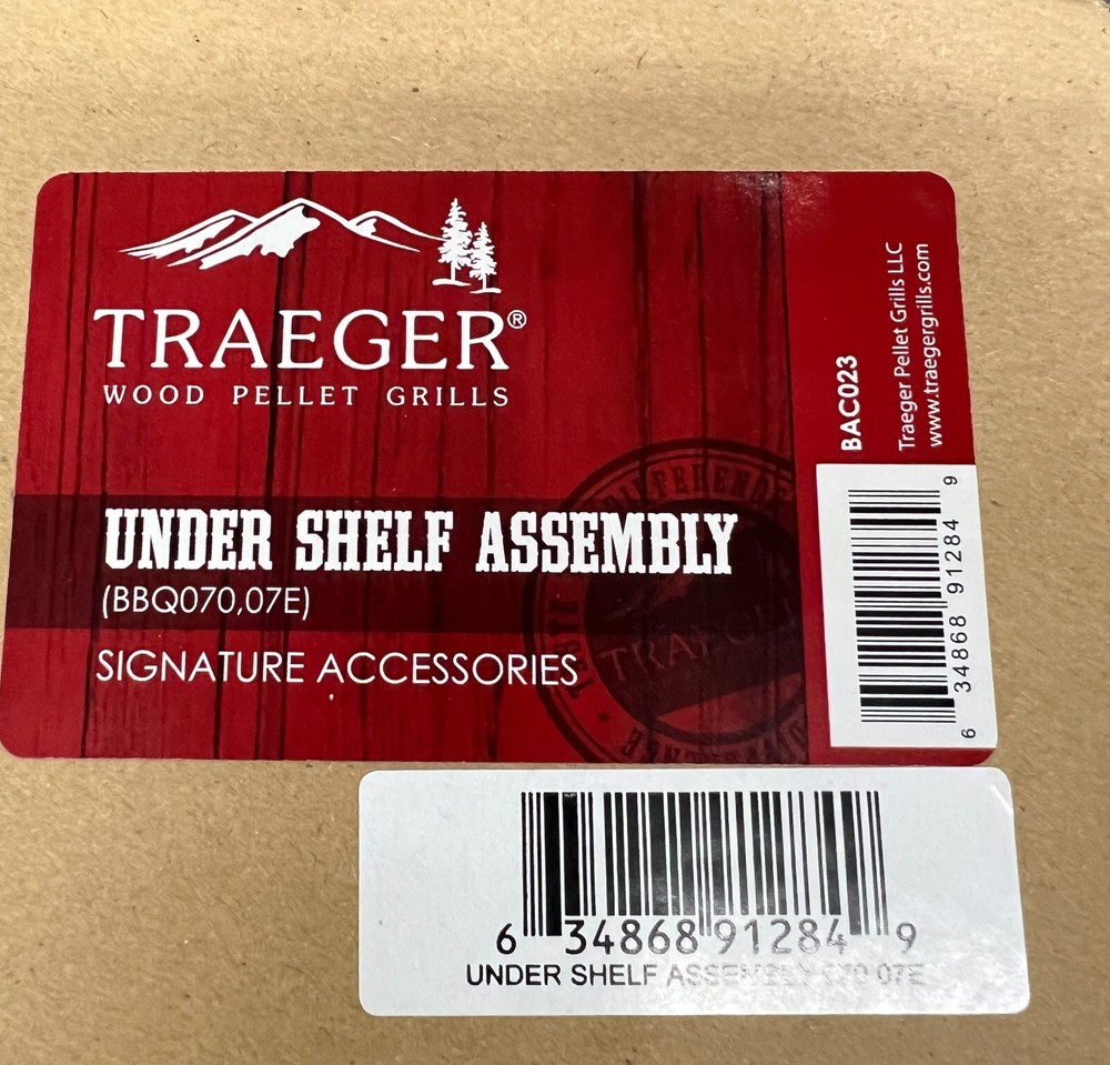 Traeger BAC023 BBQ Grill Bottom Under Shelf Assembly