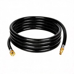 12FT RV Propane Quick Connect Hose Camping Grill Fire Pit Gas Line Adapter