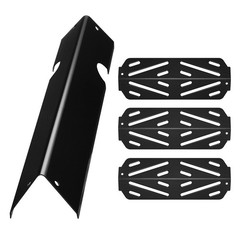 8-Pack 17in Porcelain-Enameled Steel Flavorizer Bars & Heat Deflectors