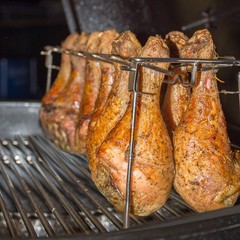 RTT Chicken Leg and Wing Rack for Grill Smoker Oven – Easy to 1 Pack, Silver