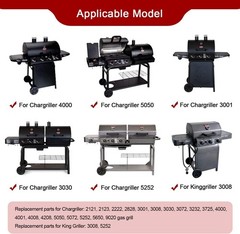 19 3/4″ Grill Grates for Chargriller | 3PCS Cast Iron Grill Grates Replacemen…