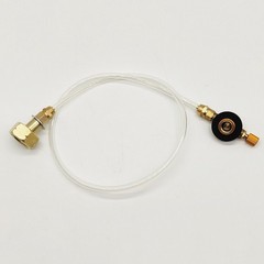 Valve Adapter Outdoor Gas Stove PU Tube Sturdy Gas Cartridge Valve High Quality