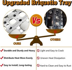 RCS Briquette Tray Grill Replacement Parts – Fits 26”, 32”, 40” Grills