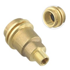 Propane Gas Connector Adapter with 1/2 Inch Male Pipe Thread Easy Connection