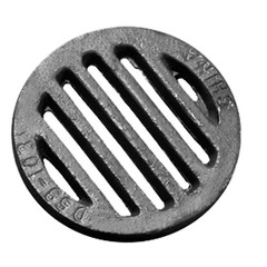 6-7/8 In. O.D. Cast Iron Bar Grate Less Legs for 6 In. Soil Pipe