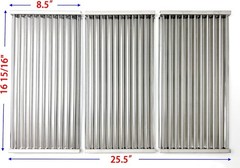 Top Quality 17″ Stainless Steel Grill Plates for Charbroil Tru-Infrared 3PK