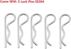 5PC Heavy Duty Cast Stainless Steel 304 BBQ Grill Burners Bull Grill Replacement