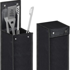 Grill Accessories Storage Bag 600D Waterproof Hanging Design 16x16x51cm