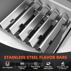 Weber Flavorizer Bars 15.3 Inch 5-Pack for Spirit II 300 E310 E320 Gas Grill