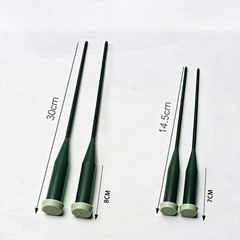 25 pcs Floral Water Tubes Green 14.5 cm and 30 cm for Fresh Flower Care