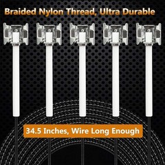4 Pack Burner Tubes Ignitors Flame Tamers Replacement For Nexgrill 7200925P