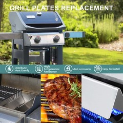 Grill Replacement Parts 7635 for Weber Spirit, Flavorizer Bars 15.3 Inch Flav…