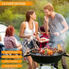 Cooking Grate Hinged Cooking Grate for 22” Charcoal Grill
