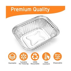 Uniflasy 20 Pack Drip Pan Liner Compatible with Napoleon Grills 62007, Grease…