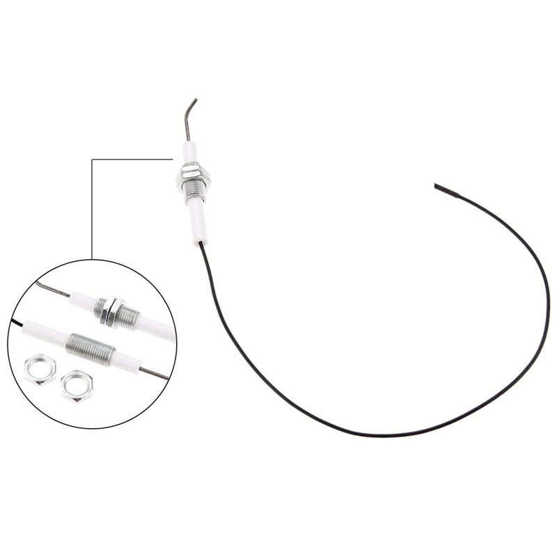 For Gas Fireplace Sparks Ignition Part Plug Ceramic Electrode with Wire