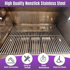 21.75 Inch Stainless Steel Cooking Grid Grill Grates Replacement Charmglow Grill