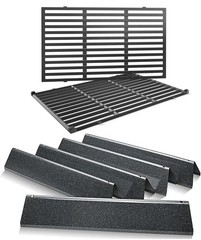 Spirit E310 Grill Parts Replacement Kit, 7636 Flavorizer Bars & 7638 Grates for
