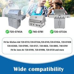 Stainless Steel Heat Plates Part for Kitchen Aid 720-0745B 720-0733A 720-0336…